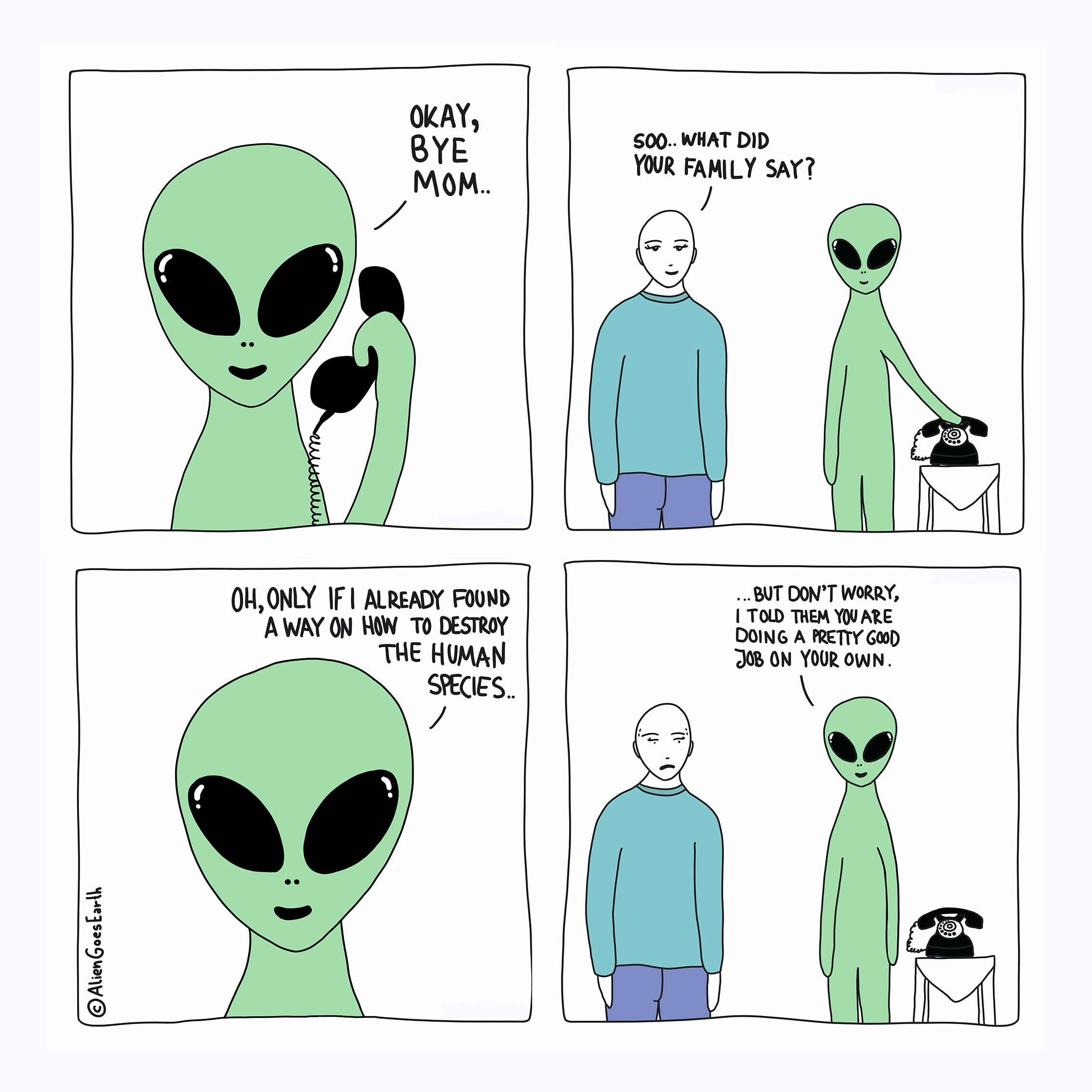 Alien goes Earth